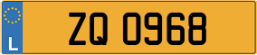Truck License Plate